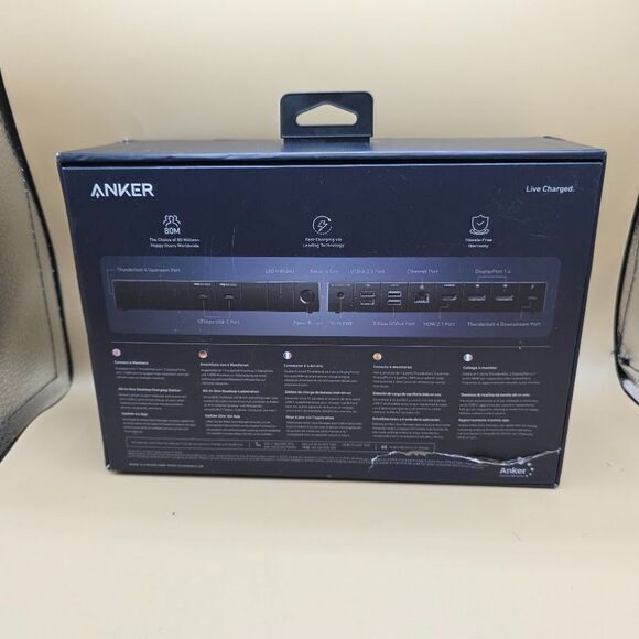 Anker 778 Thunderbolt 4 - Series 7, 12-in-1 Docking Station 40 Gbps with Max 100 - Picture 5 of 6